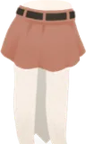 春のハイキングスカート