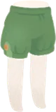 おでかけ若緑色のショートボトムス
