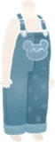 ピグミーデニムサロペット