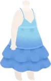 バカンスなティアードスカート