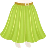さわやかなストライプスカート