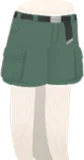 ベルト付きハーフカーゴパンツ