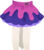 お茶会フリルスカート・ベリー