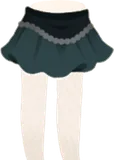 ノワールフリルスカート