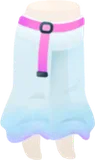 ゴーストホワイトのワイドパンツ