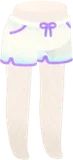 パイピングのショートパンツ