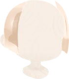 ぱっつん横髪