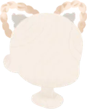 猫耳三つ編みエクステ