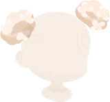 紫陽花お団子エクステ