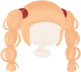 採集者の三つ編みヘア