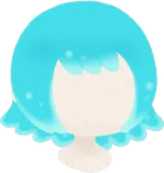 深海ライトブルーボブ
