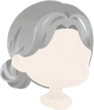 おばあちゃんのまとめ髪