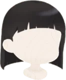 元気な看板娘の髪