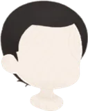 やんごとなき男性の髪