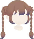 月の光を浴びた髪