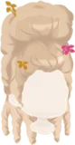 華やかな貴族の髪
