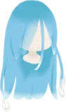 しずく滴る濡れた髪