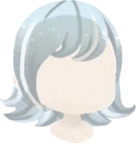 月の恵みを受けた髪