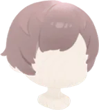 ピンクアッシュショートヘア