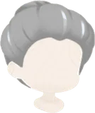 おばあちゃんの結った髪