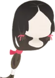 お雛様の垂れ髪