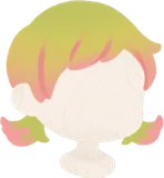 萌黄のぴょこんとおさげ