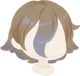 夜色に反射するショートヘア