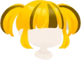 ハチ色ツインヘア