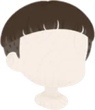 床屋さんのぱっつんヘア