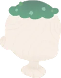 遺跡の苔の髪