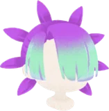 奇抜なトゲアレンジヘア