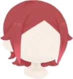 センター外ハネヘア