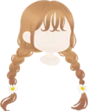 三つ編みアレンジヘア