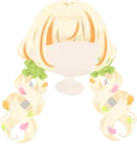 はにかむ花嫁のホワイトヘア
