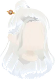 ハーフアップかんざしヘア