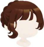 編み込みアップヘア