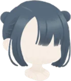 ちょこんとツインお団子ヘア