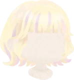 少女のポイントメッシュボブ