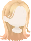 少女のポイントグラデロング