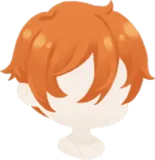 はね気味オレンジヘア