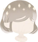 輝くベージュヘア