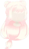天上の乙女の白髪