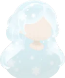つやめく氷の髪