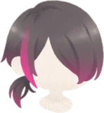 ふんわりブラウンメッシュヘア
