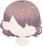 フラワーパープルヘア