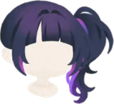 ネオンメッシュサイドテール
