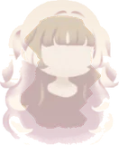 フワフワハーフツインテール