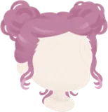 ゆるふわシニヨンヘア