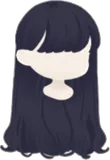 誇らしげな魔女ロングヘア