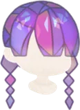きらめくステンドグラスヘア